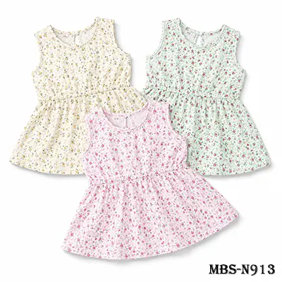 Premium Cotton Printed 3Pcs Newborn Frock Set for Baby Girls