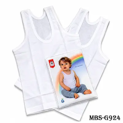 Baby Sleeveless Vest 2 Pcs Set – Soft Cotton Newborn Baby Undershirt