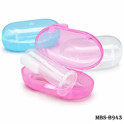 Silicone Baby Finger Toothbrush with Box – Soft Finger Brush for Baby Oral Care