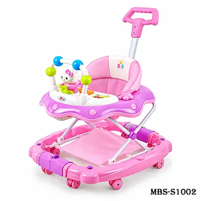 Baby Musical Walker with Merry Go Round - Pink