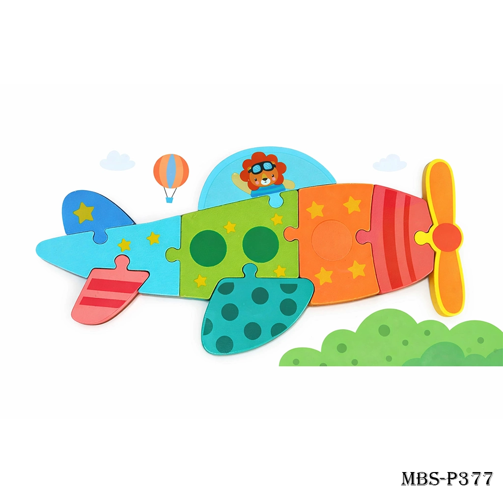 Children Large Size 3D Montessori Wooden Educational Toys – Matching Puzzle Busy Board Preschool Kids Toy