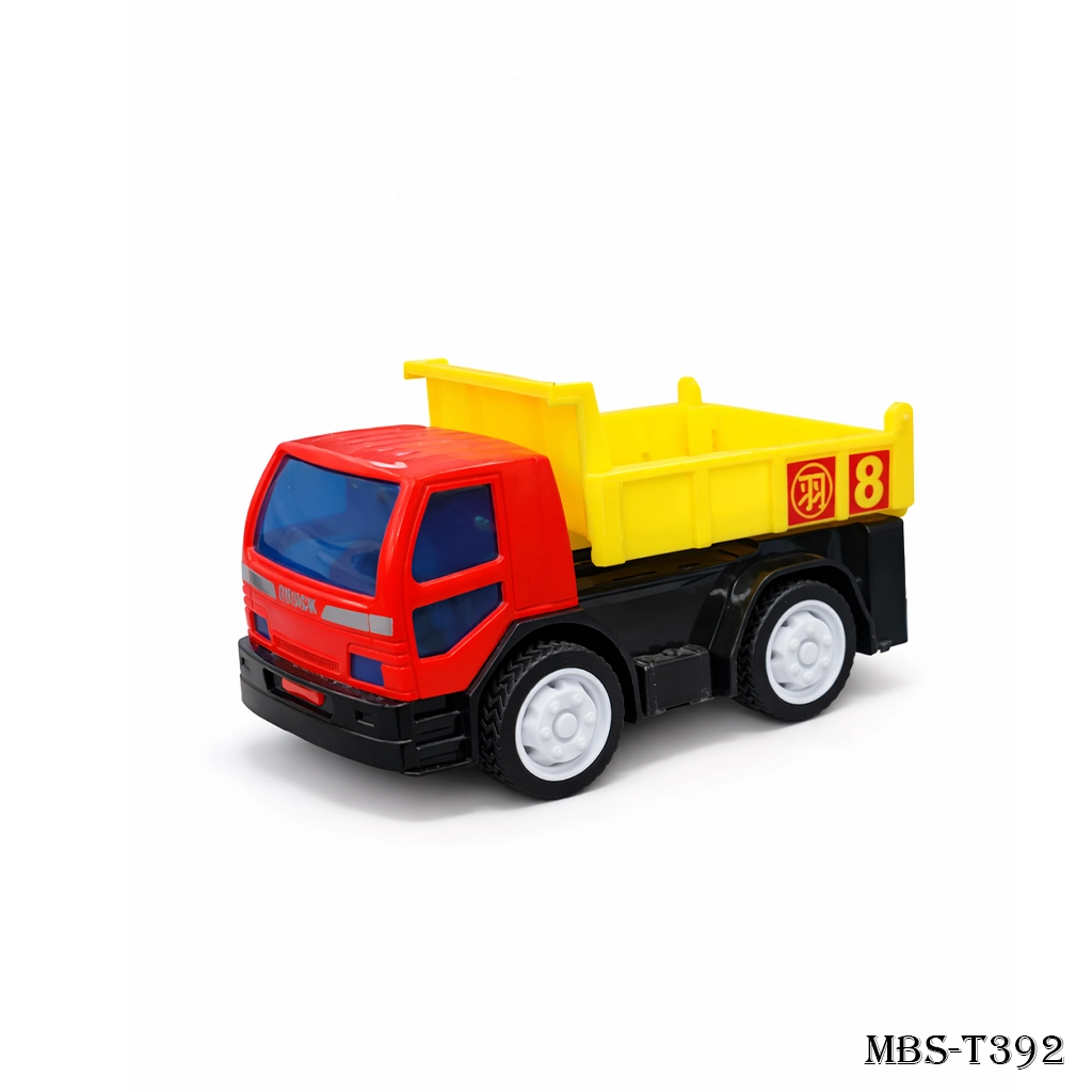 Plastic Friction Truck – Yellow & Red