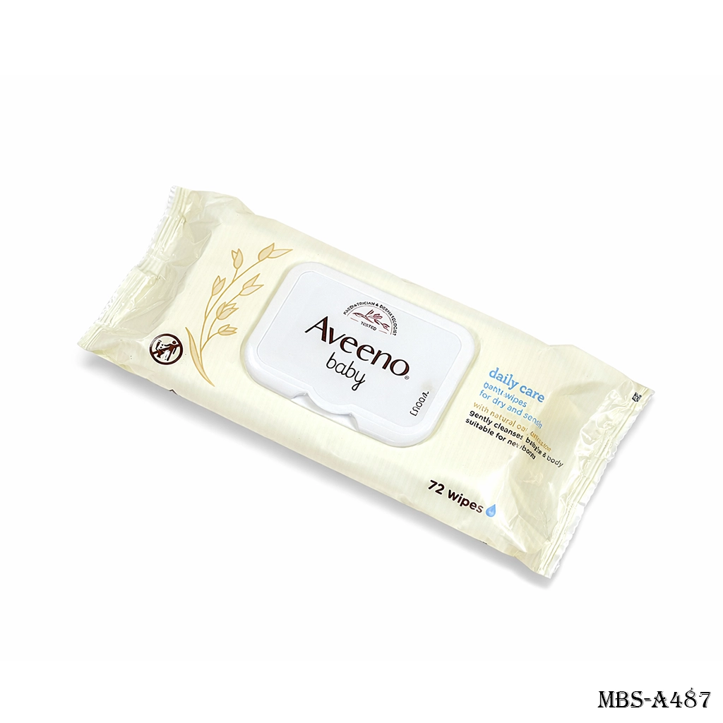 Aveeno Baby Daily Care Baby Wipes (72Pcs, Germany) | Gentle & Soothing Baby Cleaning
