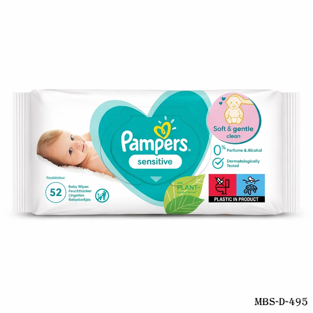 Pampers Sensitive Baby Wipes 52's Pack