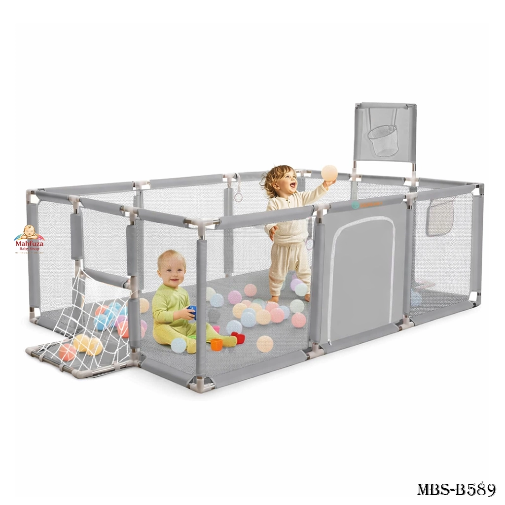 Baby Playpen - Baby Fence for playing Indoor with Safety 4ft/6ft (Ash) China