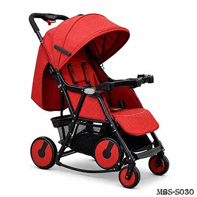 XBD-6011 Baby Stroller with Rocking Function Foldable – Red