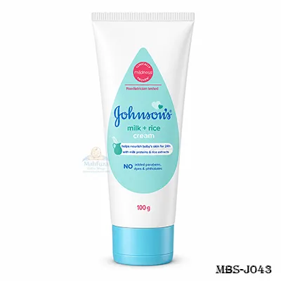 Johnson’s Milk + Rice Baby Cream (India) – 100ml