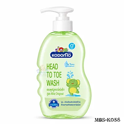 Kodomo Head To Toe Baby Wash – 400ml