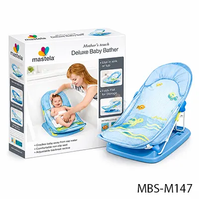 Mastela Mother’s Touch Deluxe Baby Bather – 3 Position (Blue)