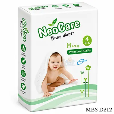NeoCare Belt Diaper Medium (4–9 Kg) – 50Pcs