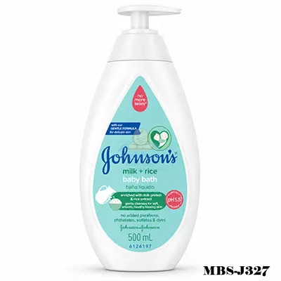 Johnson’s Milk + Rice Baby Bath – Gentle Nourishing Care for Your Baby 500Ml