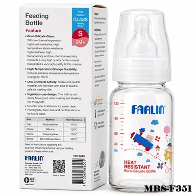 Farlin Crystal Clear Feeding Bottle 120ml
