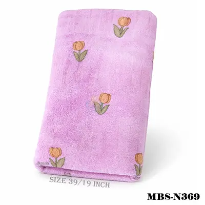 New Born Baby Ultra Soft & Comfortable Towel 39×19 - 1pc ( Purple )