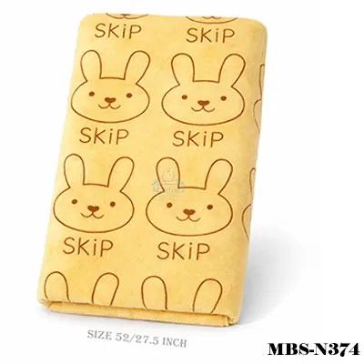 New Born Baby Ultra Soft & Comfortable Towel 52×27.5 - 1pc (Cream Yellow)