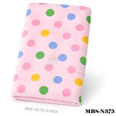 New Born Baby Ultra Soft & Luxuries Towel 52×27.5 - 1pc (Baby Pink)