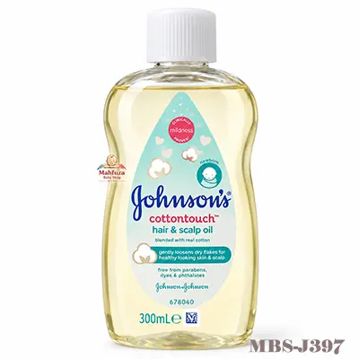 Johnsons Cottontouch Hair & Scalp Oil for Newborn 300ml (Italy)