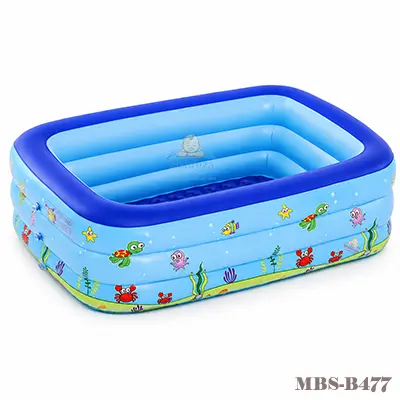 Inflatable Kids Outdoor Swimming Pool Set – 150 cm Large Family Fun Pool