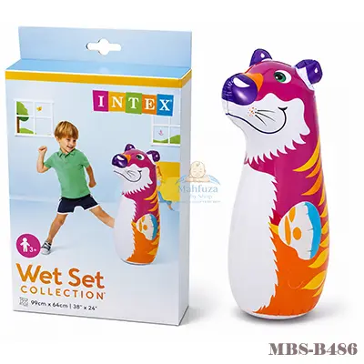 Intex Tiger Bop Punch Boxing Bag Toy – Kids Inflatable Boxing Fun