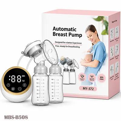 Rechargeable Automatic Breast Pump Double Feeder MY-372