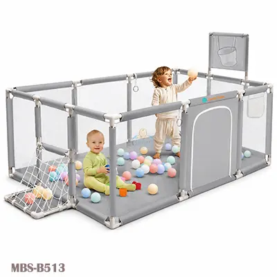 Baby Playpen - Baby Fence for playing Indoor with Safety 4ft/6ft (Ash) China