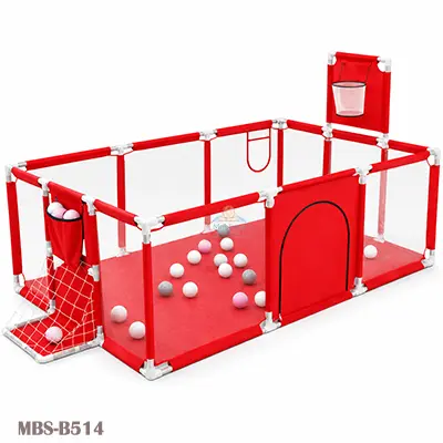 Baby Playpen - Baby Fence for playing Indoor with Safety 4ft/6ft (RED) China