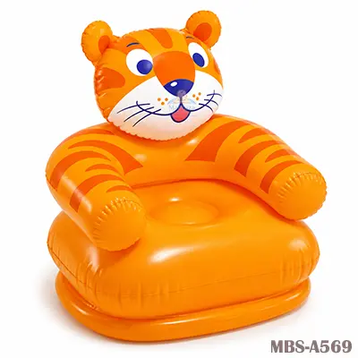 Intex Tiger Cartoon Creative Inflatable Air Sofa Kids Chair-Household Toddlers Children