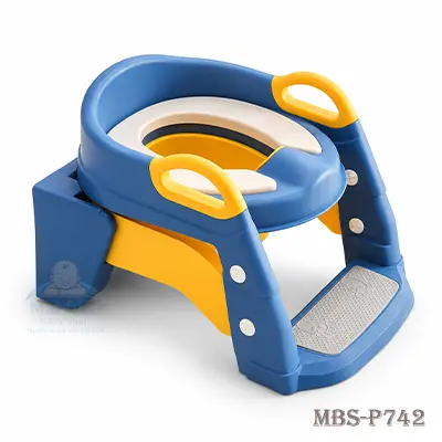 3-in-1 Foldable Toilet with Step Stool Ladder for Kids