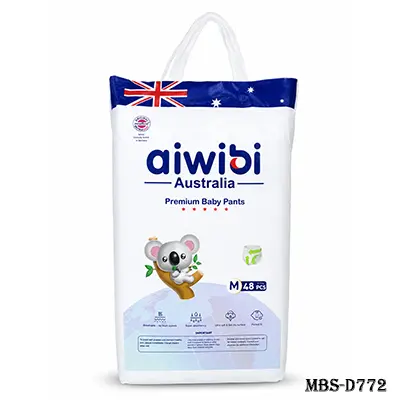 Aiwibi Australia Premium Baby Pants M – 48 pcs (6-11 kg)