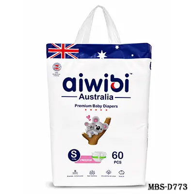 Aiwibi Australia Premium Baby Belt S – 60 pcs (4-8 kg)