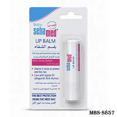 Sebamed Baby Lip Balm with Shea Butter | Vitamin E & Jojoba Oil | Gentle Care for Dry & Sensitive Baby Lips