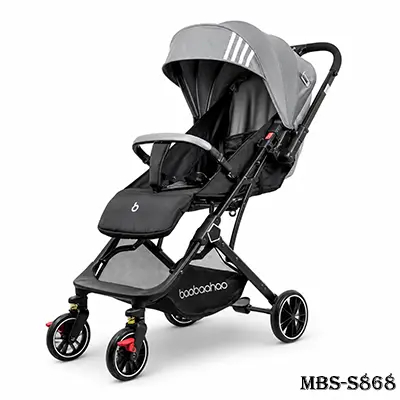 Baobaohao Y8 Baby Stroller – Portable Foldable Luggage Pram (Ash)