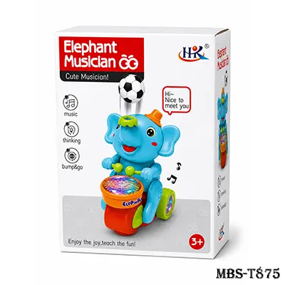 Musical Elephant Toy for Kids – Interactive Dancing & Drumming Toy (3+ Years)