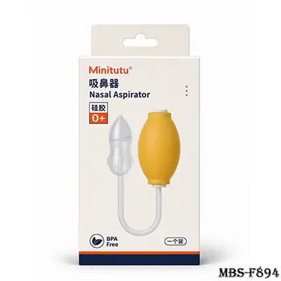 Minitutu Baby Nasal Aspirator – BPA Free Silicone Nose Cleaner, 0+ Months