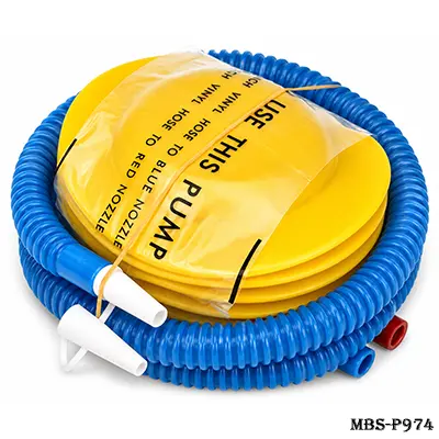 Baby Pool Manual Air Pump – Portable Inflator with Flexible Hose for Swimming Floats & Toys