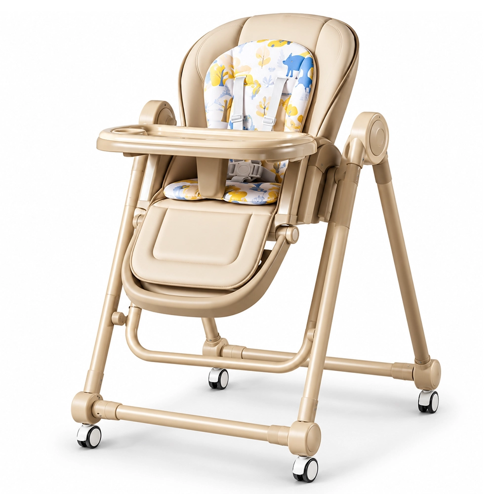 S700 Baby Feeding Multifunctional High Chair (Golden)